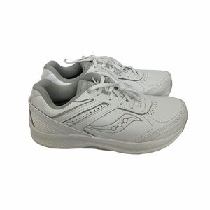 Saucony Womens Echelon Walker 3 White Running Shoes